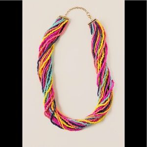 Phoebe multi color beads necklace